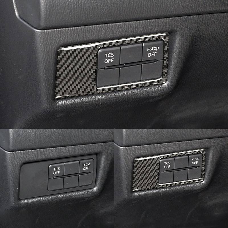 Carbon Fiber Headlight Adjustment Decorative Panel Sticker