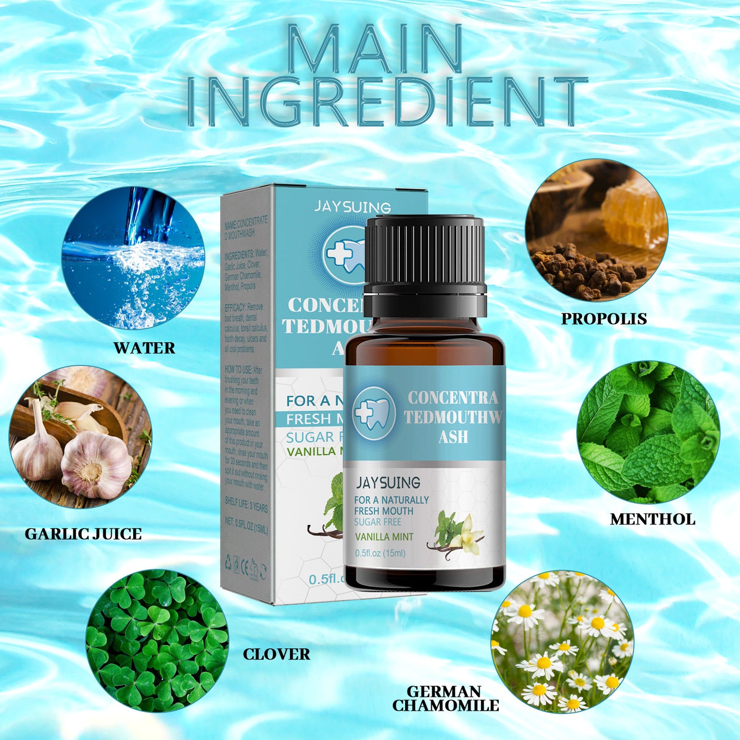 Protect Against Unpleasant Odors And Oral Care Mouthwash