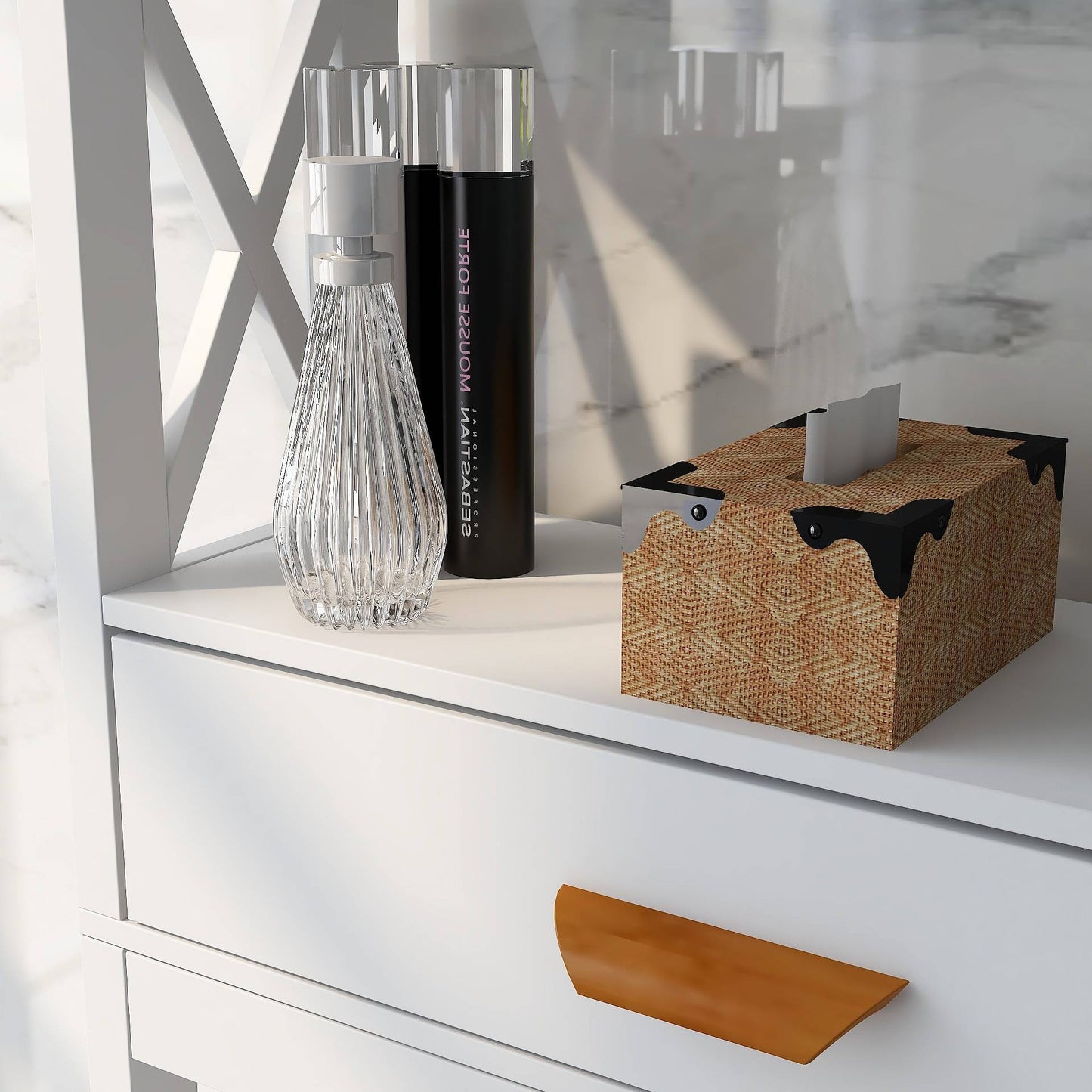 Over-the-Toilet Storage Cabinet With One Drawer Saver Bathroom Rack