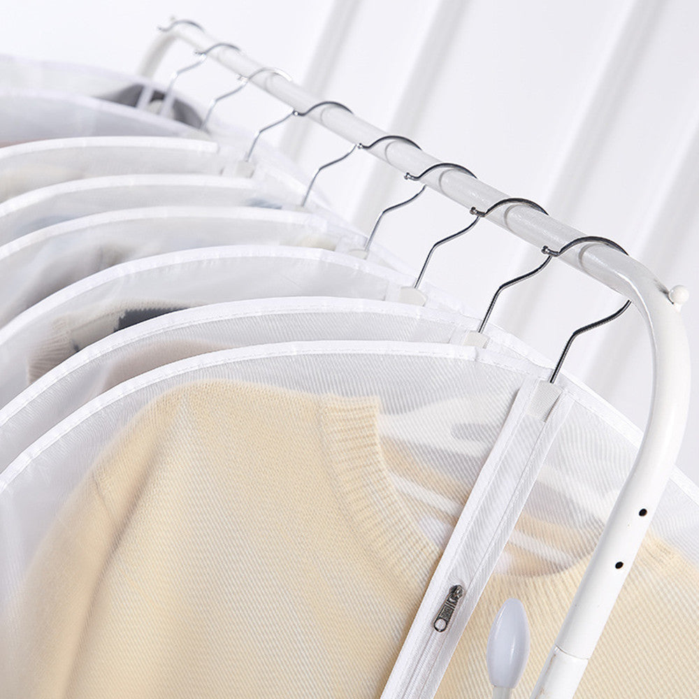 5-10-20 X Clear Polythene Garment Covers Suit Dress Coat Dust Protector Zip Bags