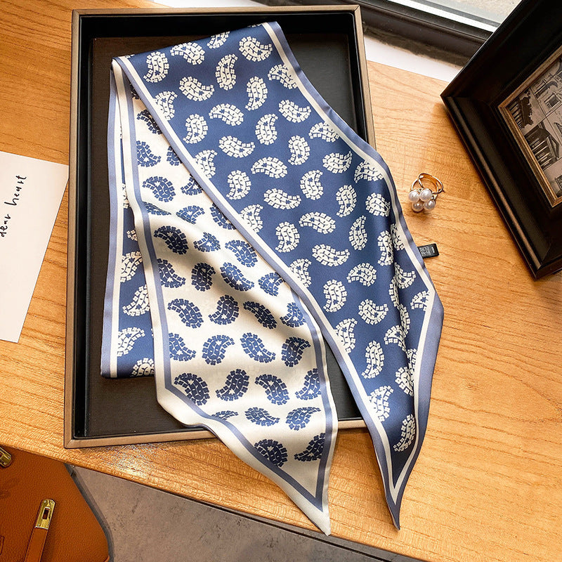 Simple Warm Scarf Hair Band Thin And Narrow Ribbon