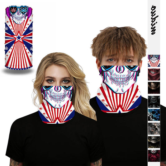 Summer Sports Sunscreen Face Towel Bib