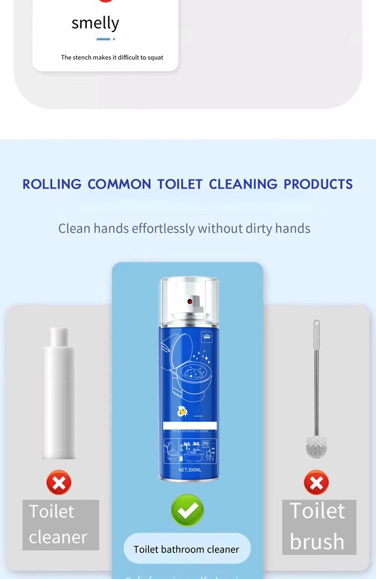 Strong Stain Removal Formula Specially Designed For Household Toilets