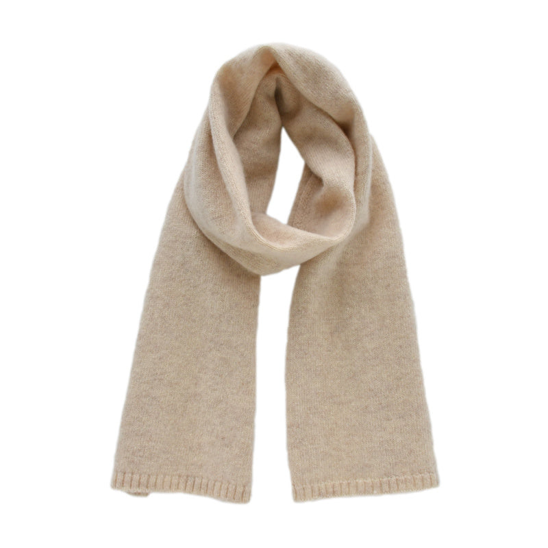 Women's Fashion Versatile Knitted Wool Solid Color Scarf