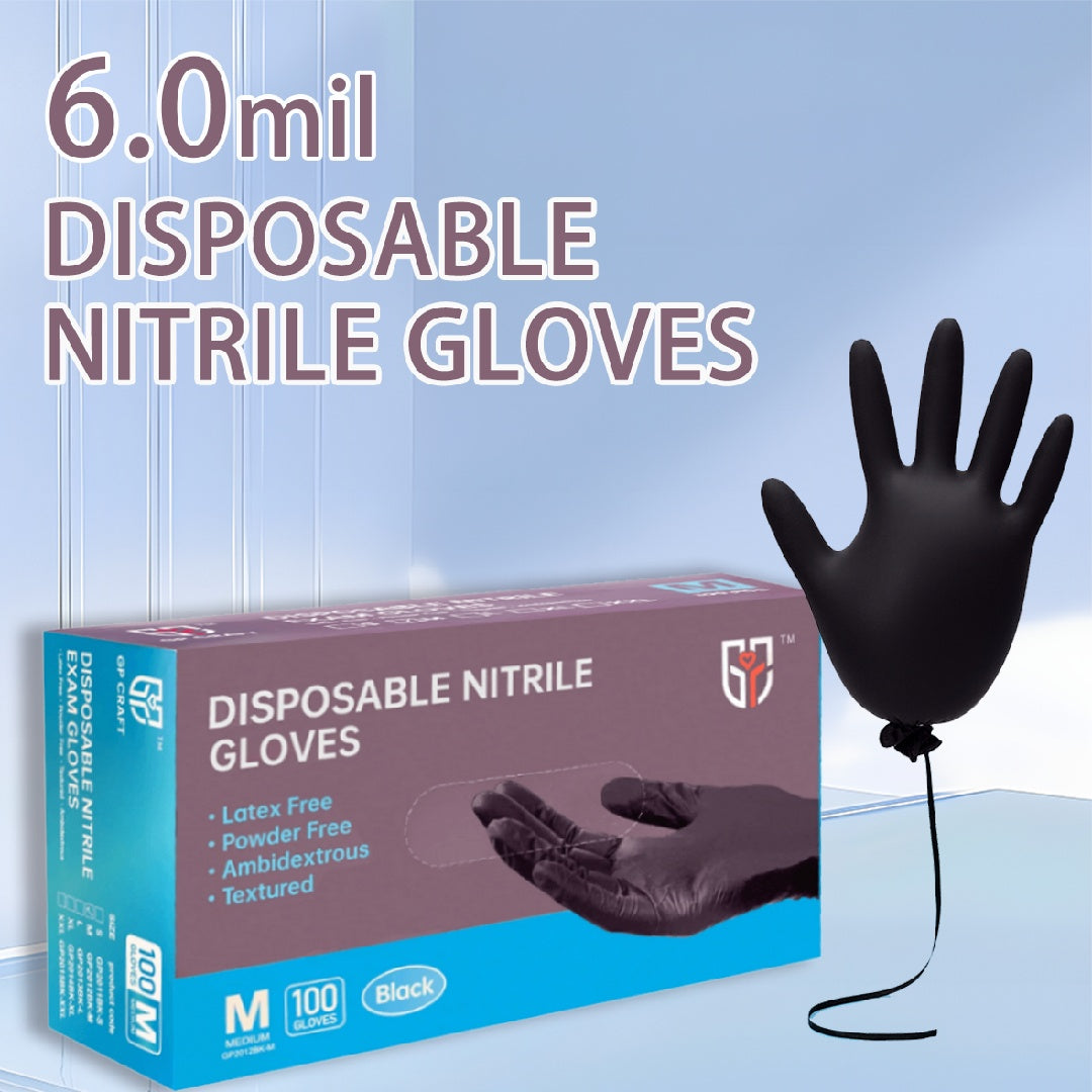 Ultra Thick Ding Qing Gloves GP63 Black