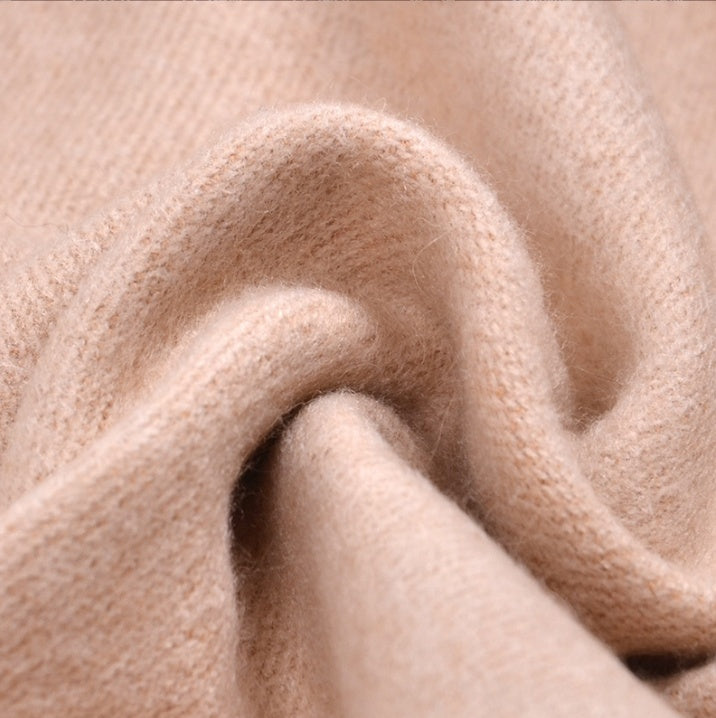 Fashion Double-sided Solid Color Warm Cashmere Scarf