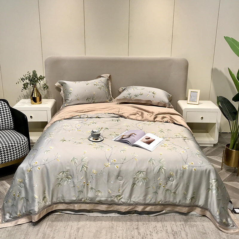 High-end Tencel Summer Cooling Duvet Four-piece Set