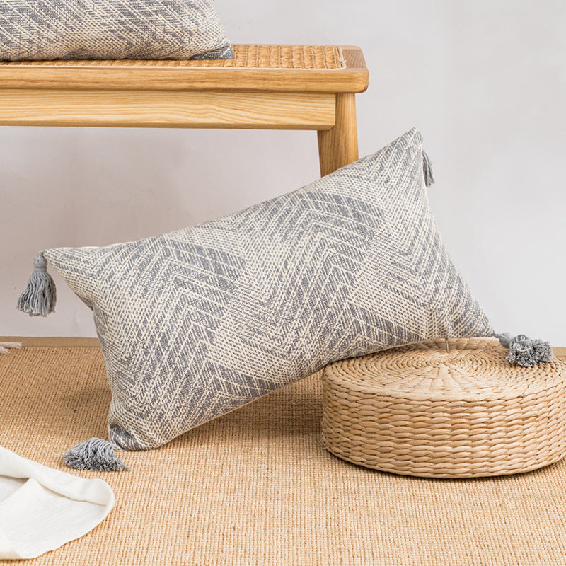 Simple Ins Style Loop Velvet Pillow Cover