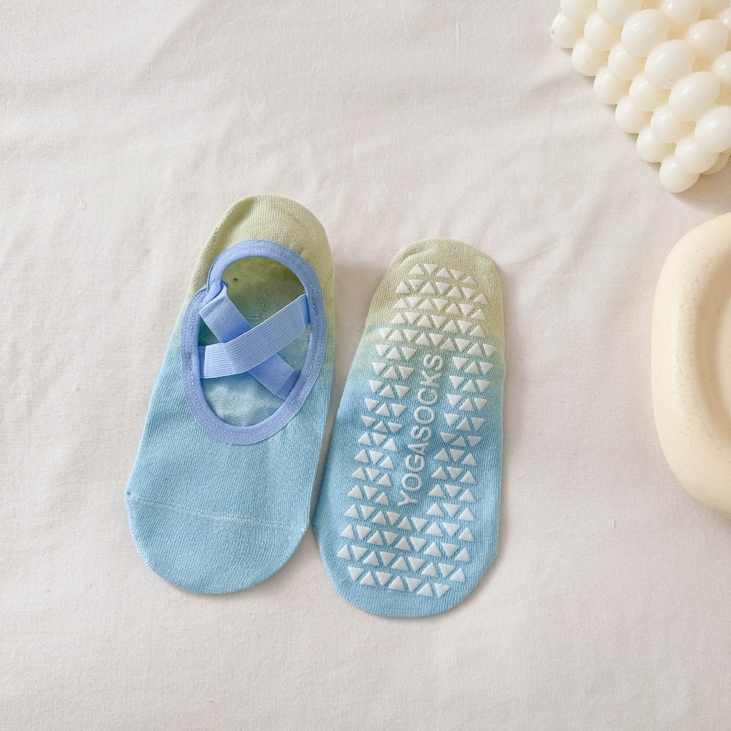 Thin Gradient Yoga Non-slip Breathable Sports Workout Socks