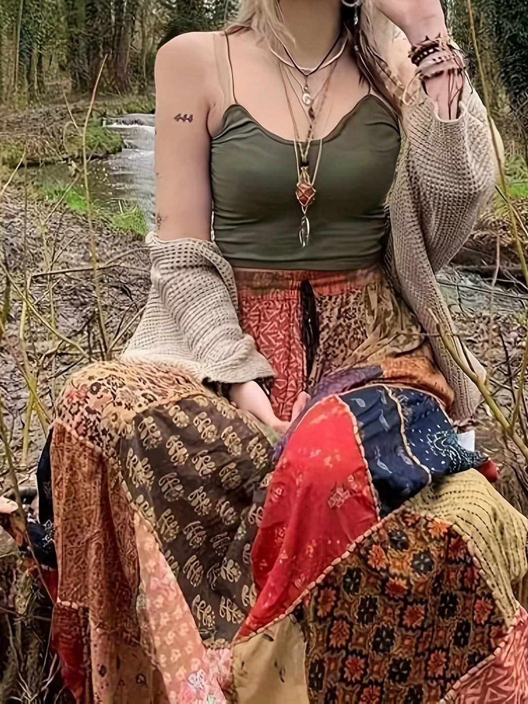 Plus Size Plaid Print Drawstring Skirt - Soft, Stretchy, And Comfortable Elastic Waist Skirt For Spring & Summer - Women's Casual Clothing For Curvy Figures, Easy To Wear And Style