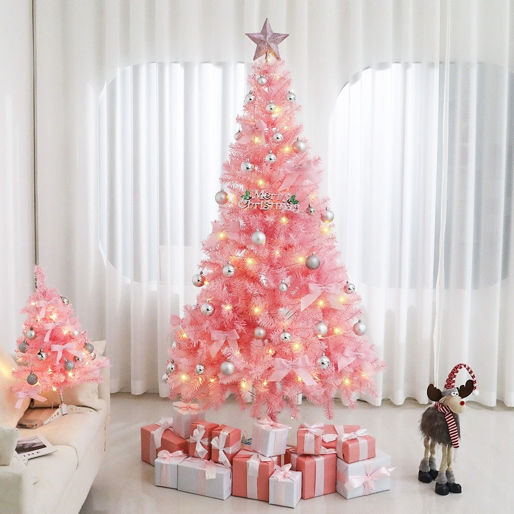 1 Piece Of 83 - Inch Pink Christmas Tree, The First Choice For Romantic Date Confessions