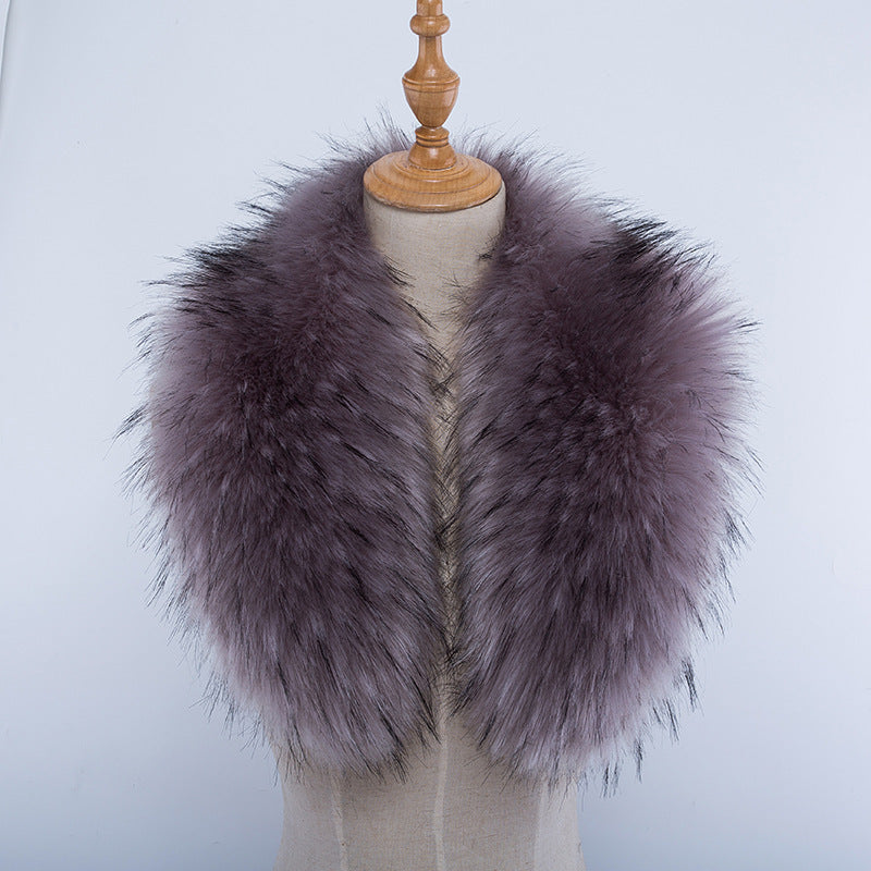 Bib Down Jacket Hat Strip Coat Collar