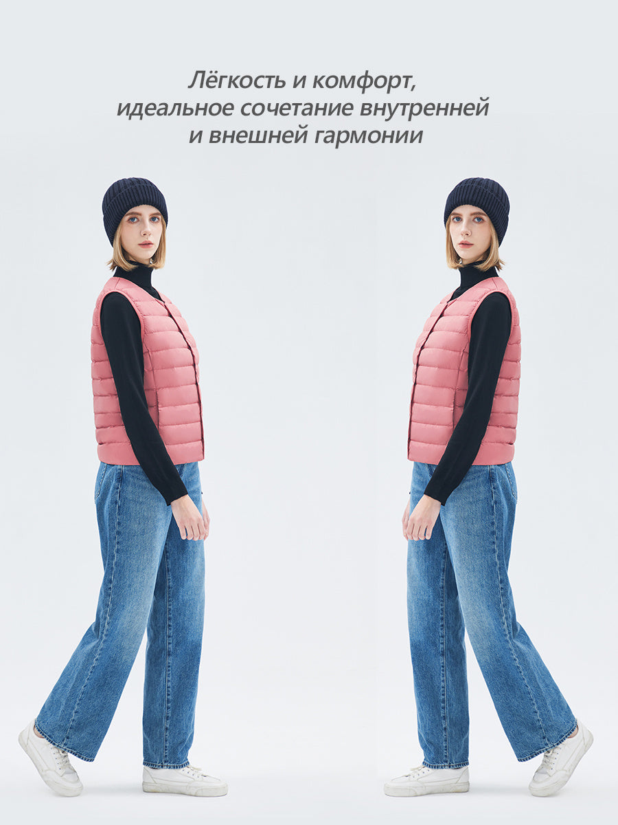 WOMAN Lightweight Down Packable Vest No Free Shipping Only Available At Official Warehouse Prices