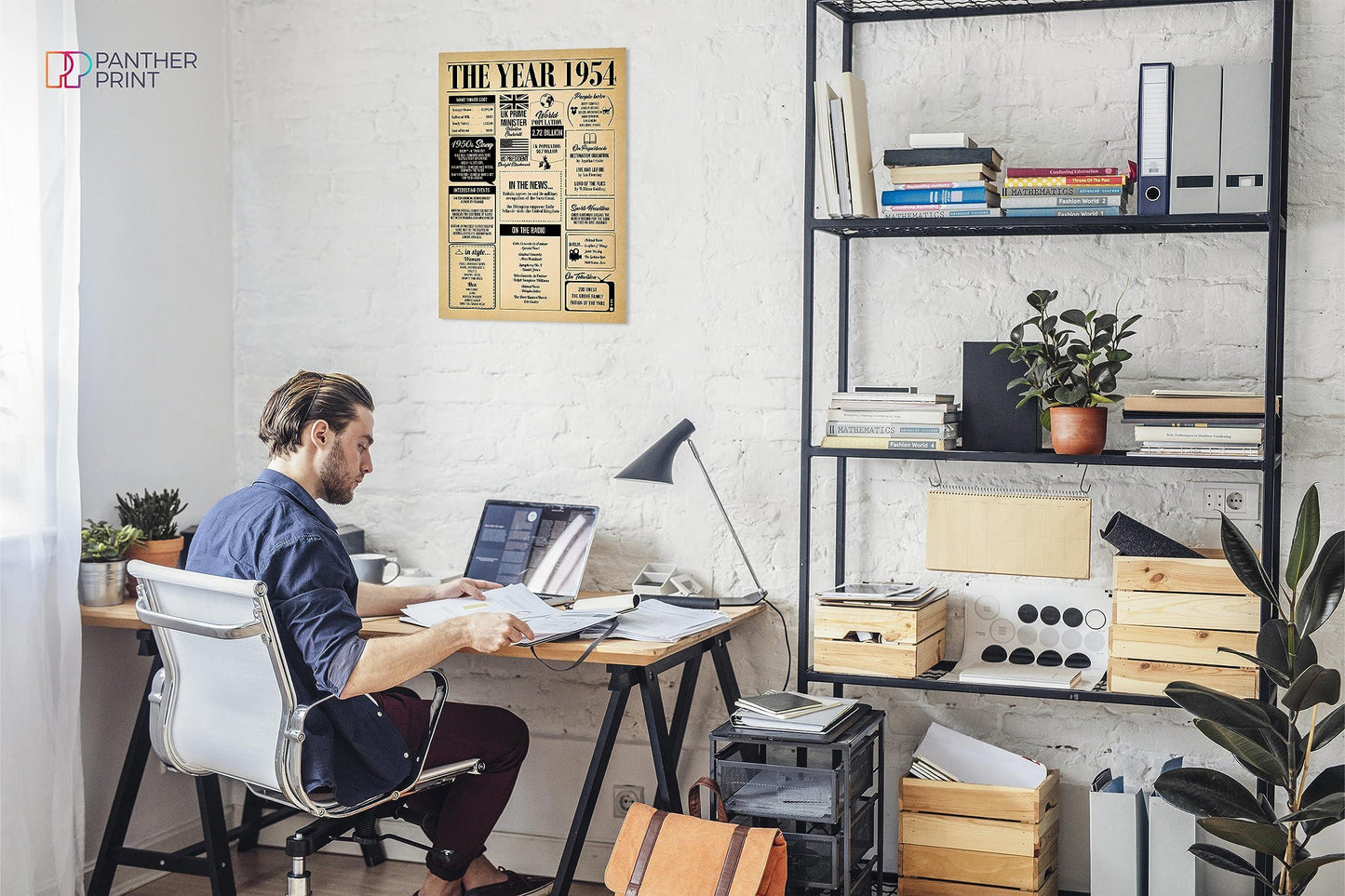 Back In Year Vintage Style Poster A3 Print, The Year You Were Born, Birthday Gift, Unframed