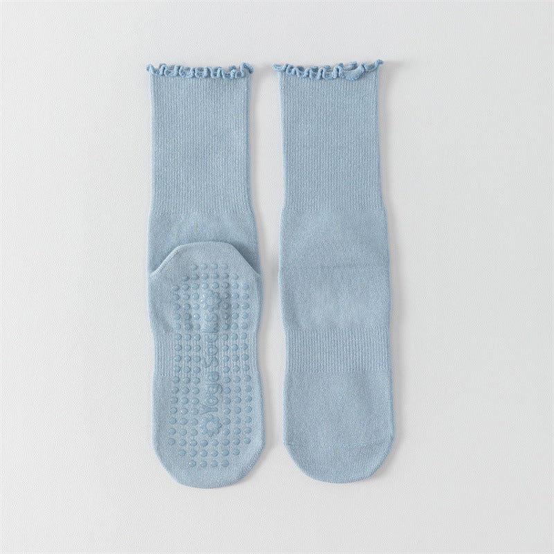 Women's Middle Tube Non-slip Boneless Pure Cotton Athletic Socks