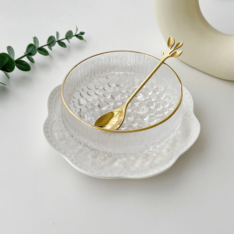 Exquisite Small Fruit Bowl Crystal Glass Sugar Water Bowl