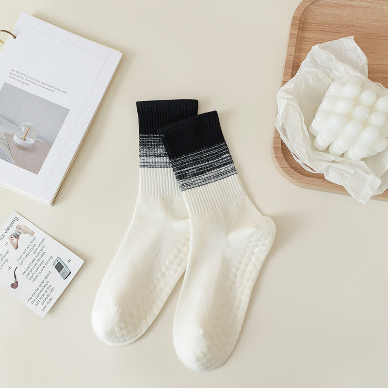Gradient Yoga Socks Children's Professional Non-slip Autumn And Winter
