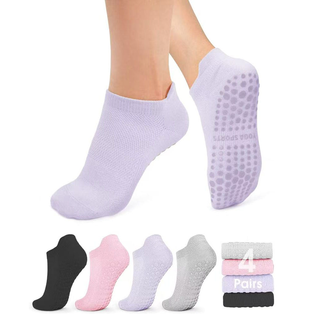 Boneless Mesh Athletic Socks Non-slip Silicone Indoor