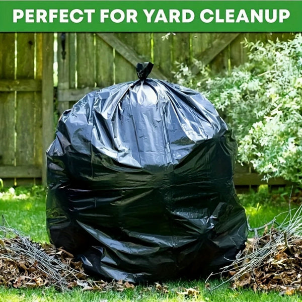1.9MIL Thick 50 Gallon Black Garbage Bags 100 Pieces, No Delivery On Weekends, Prohibited From Sale On Amazon