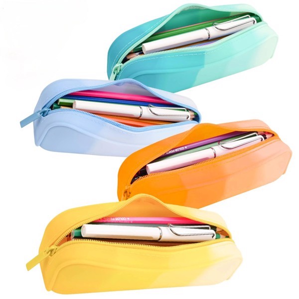 4 Pencil Cases, Silicone Waterproof Pencil Case, Not Shipped On Weekends