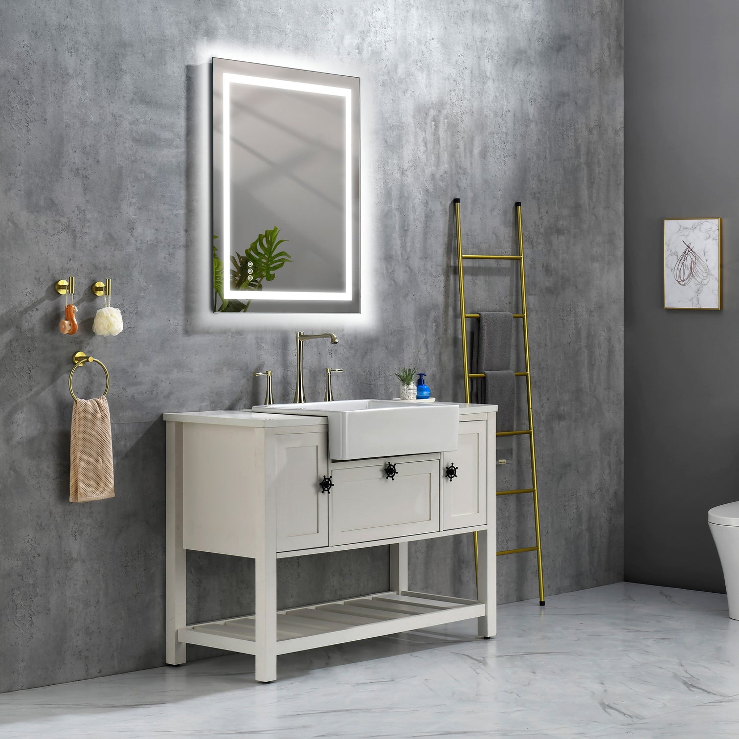 36x28 Inch LED Bathroom Mirror