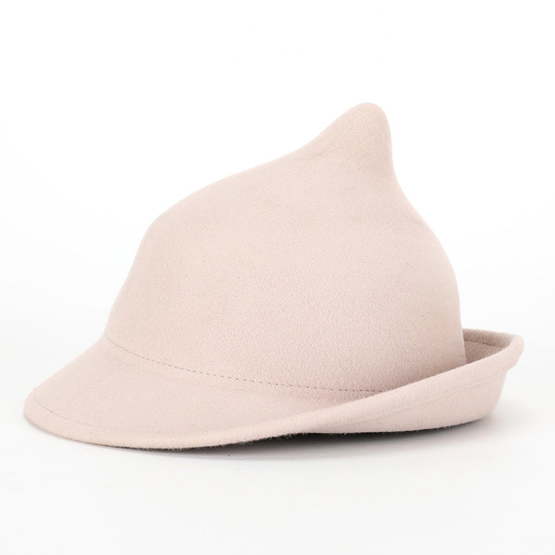 Fashion Personality Curling Wool Witch Hat