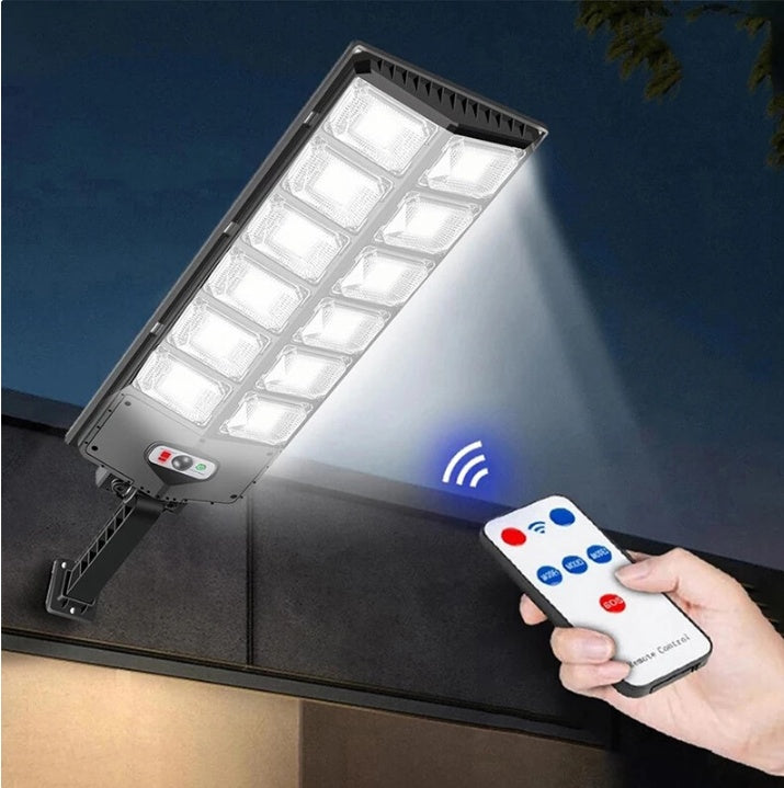 Commercial  504 LED Outdoor Dusk To Dawn Solar Street Light Road Lamp