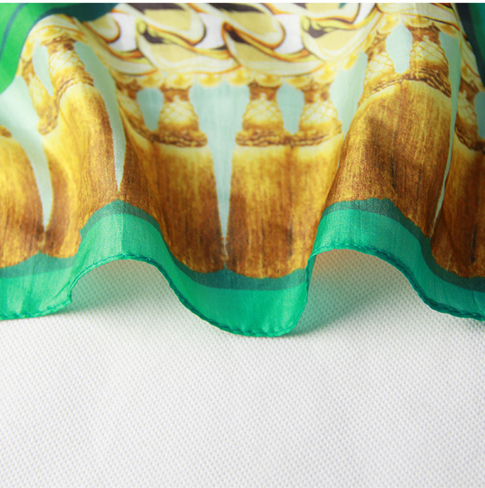 Shawl Scarf Dual Use Temperament Beach Sunscreen