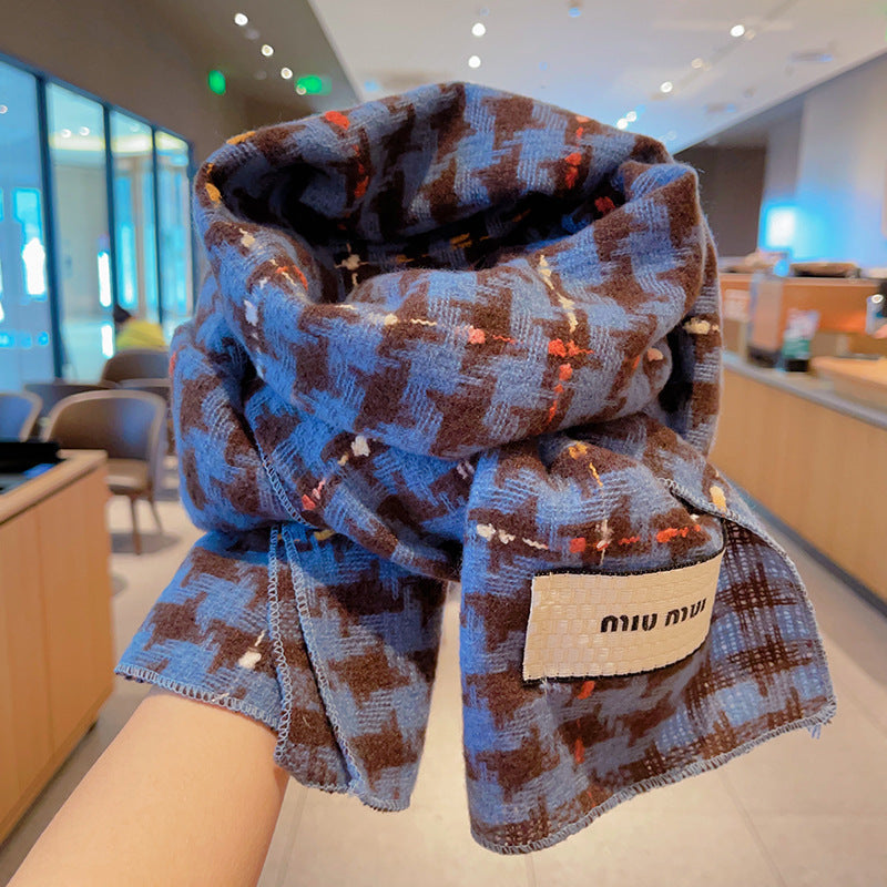 New Warm Thick Color Autumn And Winter Children's Scarf