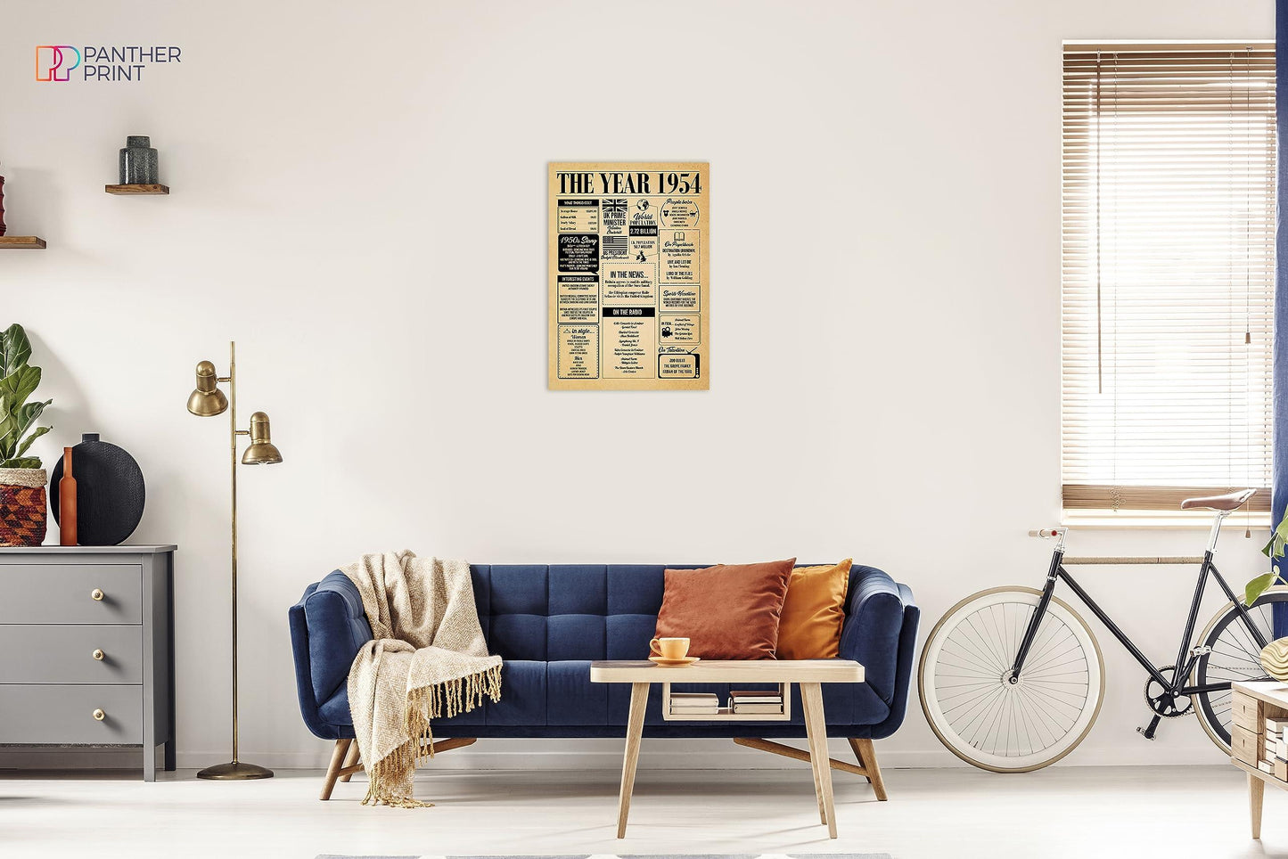 Back In Year Vintage Style Poster A3 Print, The Year You Were Born, Birthday Gift, Unframed