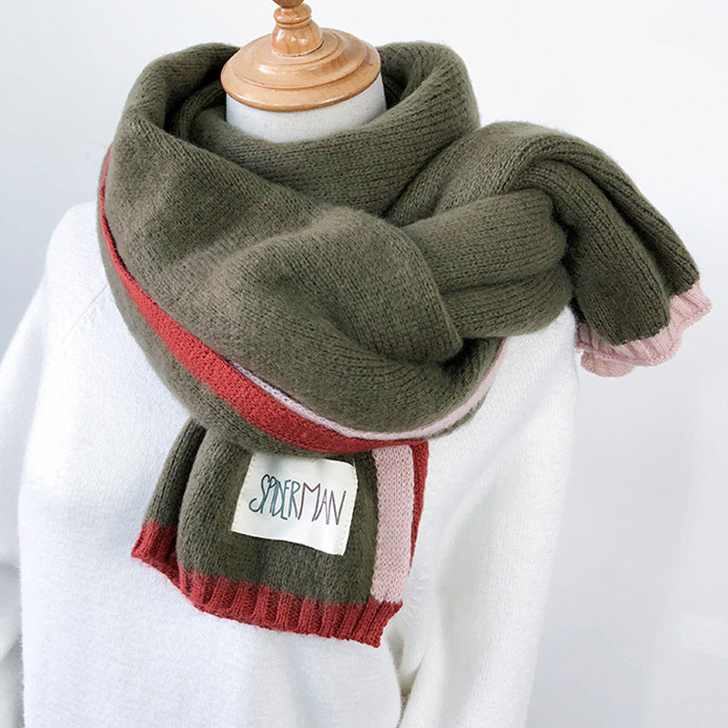 All-match Knitted Wool Student Japanese Long Style