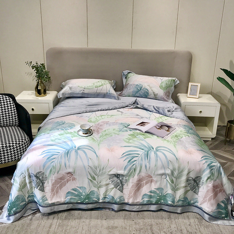 High-end Tencel Summer Cooling Duvet Four-piece Set