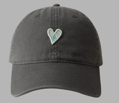 Retro Sweet Big Head Circumference Soft Peaked Cap