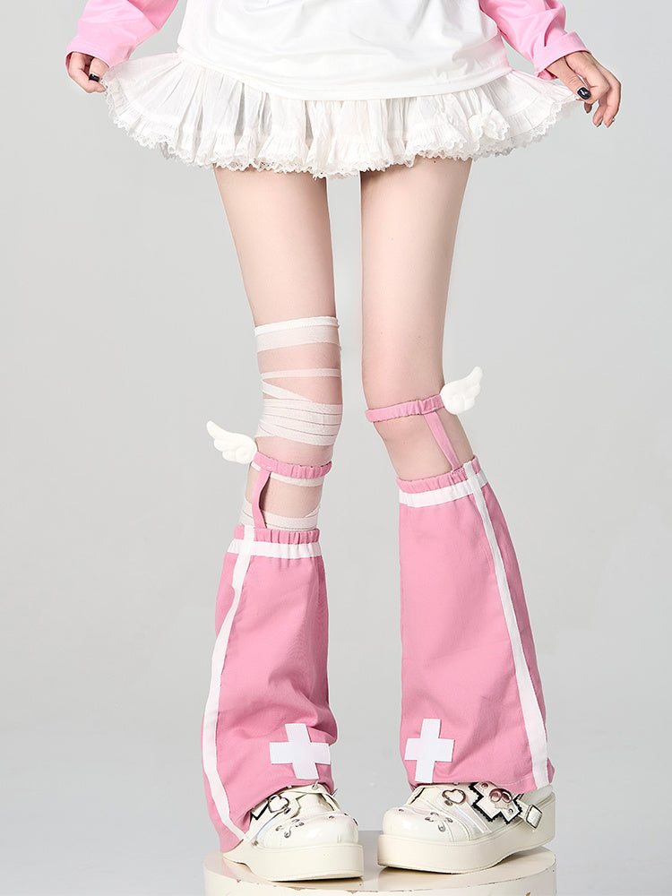 Japanese Cute Cross Wings Foot Sock
