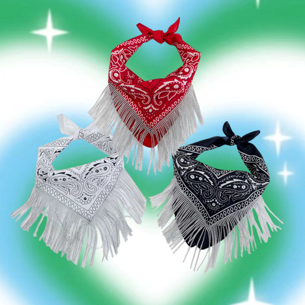 Women's Fashion Rhinestone Hair Band Scarf