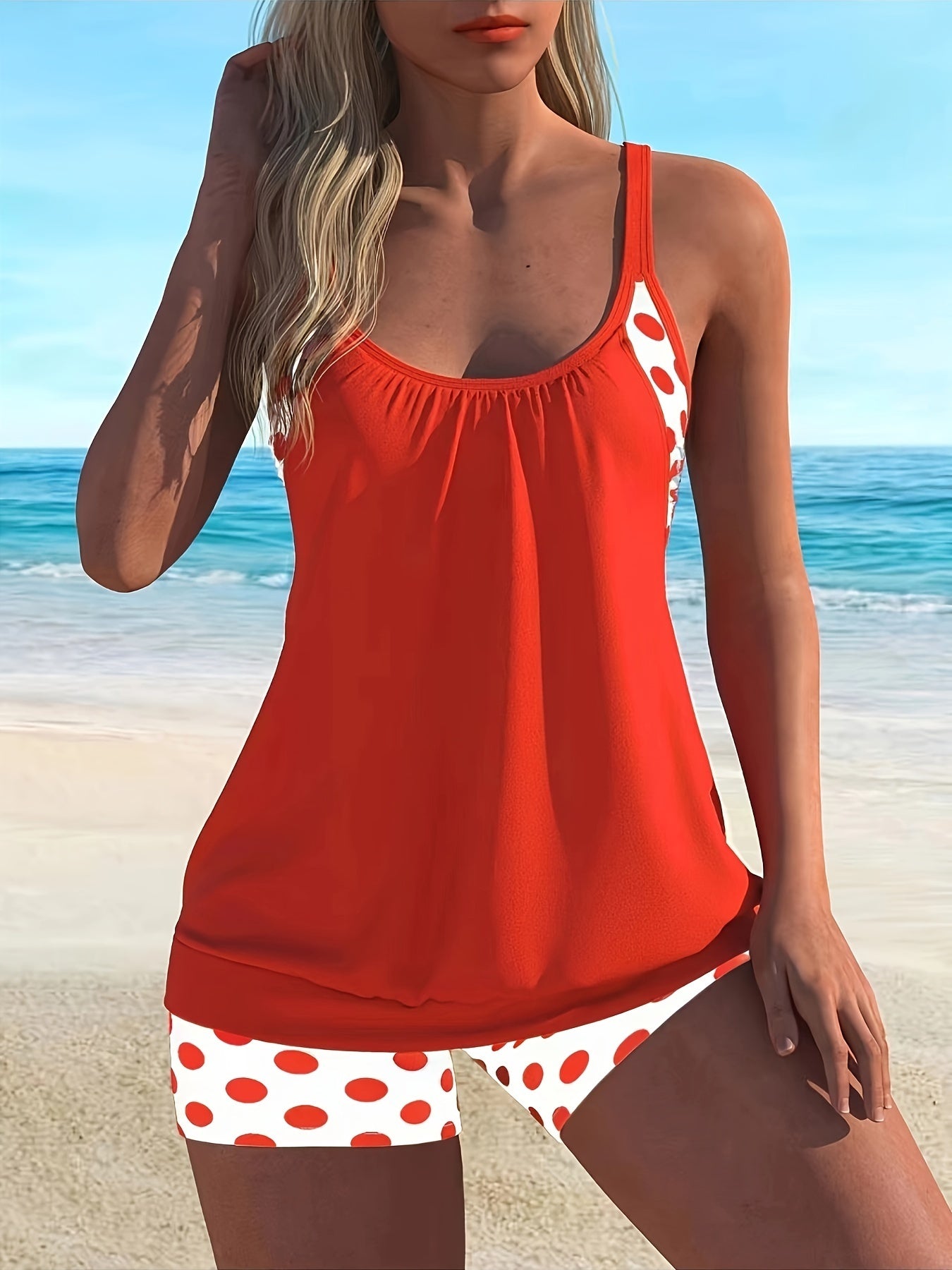 Women's Two-piece Casual Swimsuit P401-02