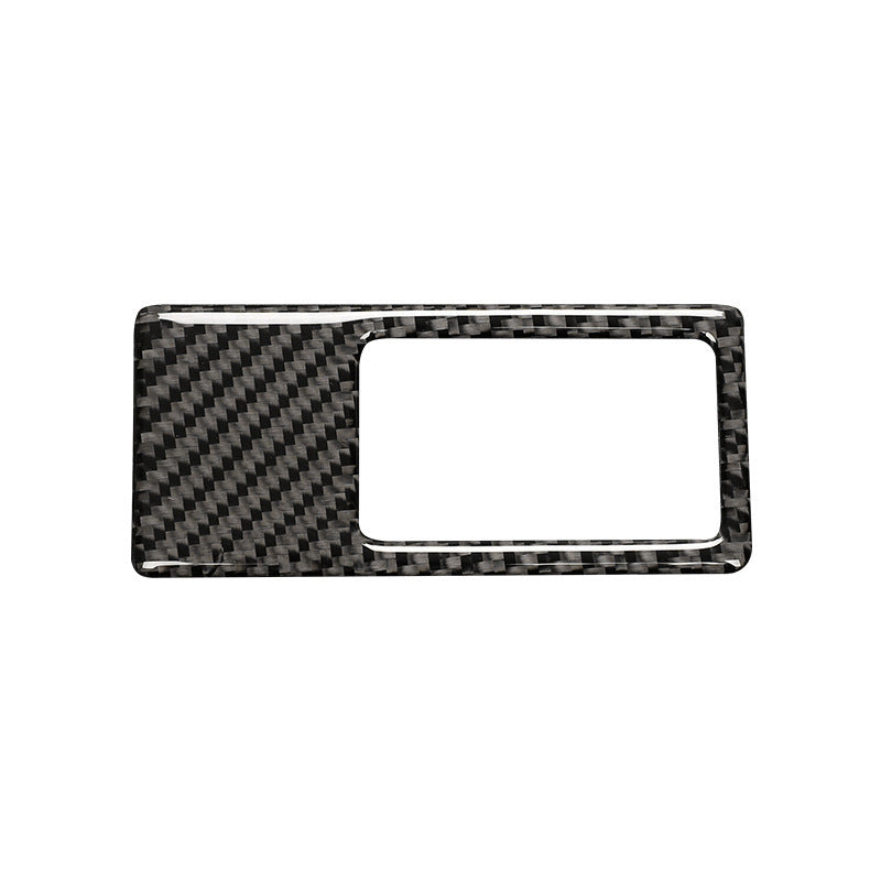 Carbon Fiber Headlight Adjustment Decorative Panel Sticker