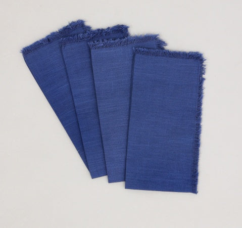 Premium Cotton Napkins Set Of 4-20x20 Inch, Classic Hemstitch Dinner Napkins