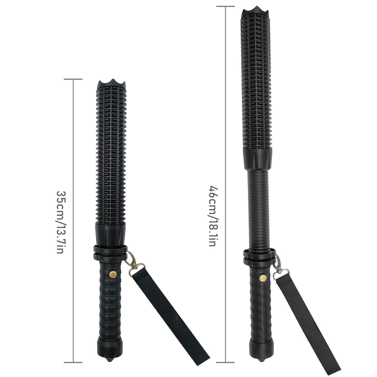 Baseball LED Flashlight Zoom Rechargeable Torch Spotlight Emergency Security Work Light 3 Lighting Modes 3500000LM