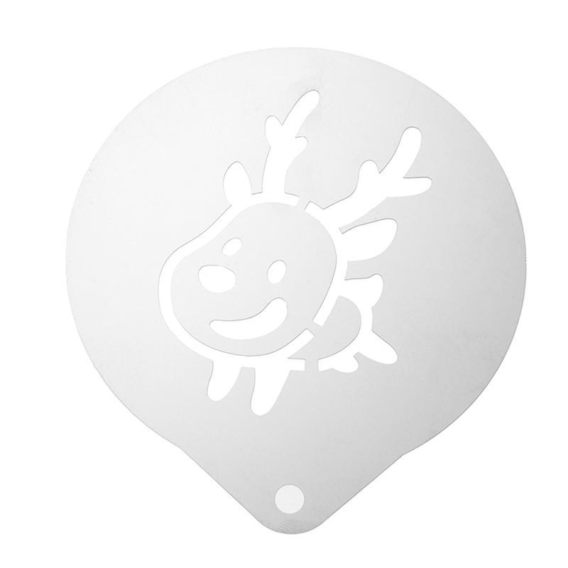 Simple Pattern Fancy Coffee Pull Flower Mold