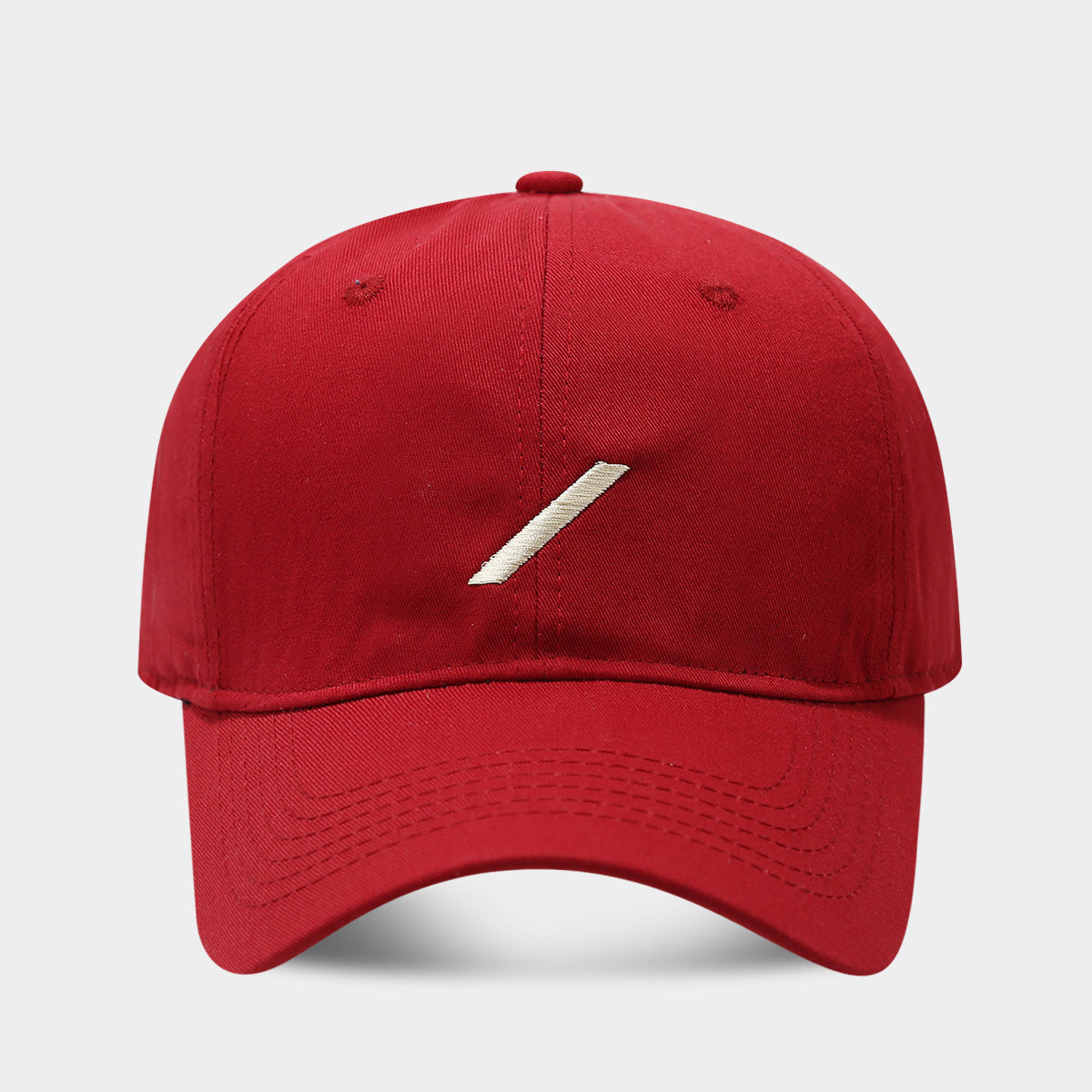 Early Spring Baseball Cap With Big Face And Small Curved Brim Soft Top