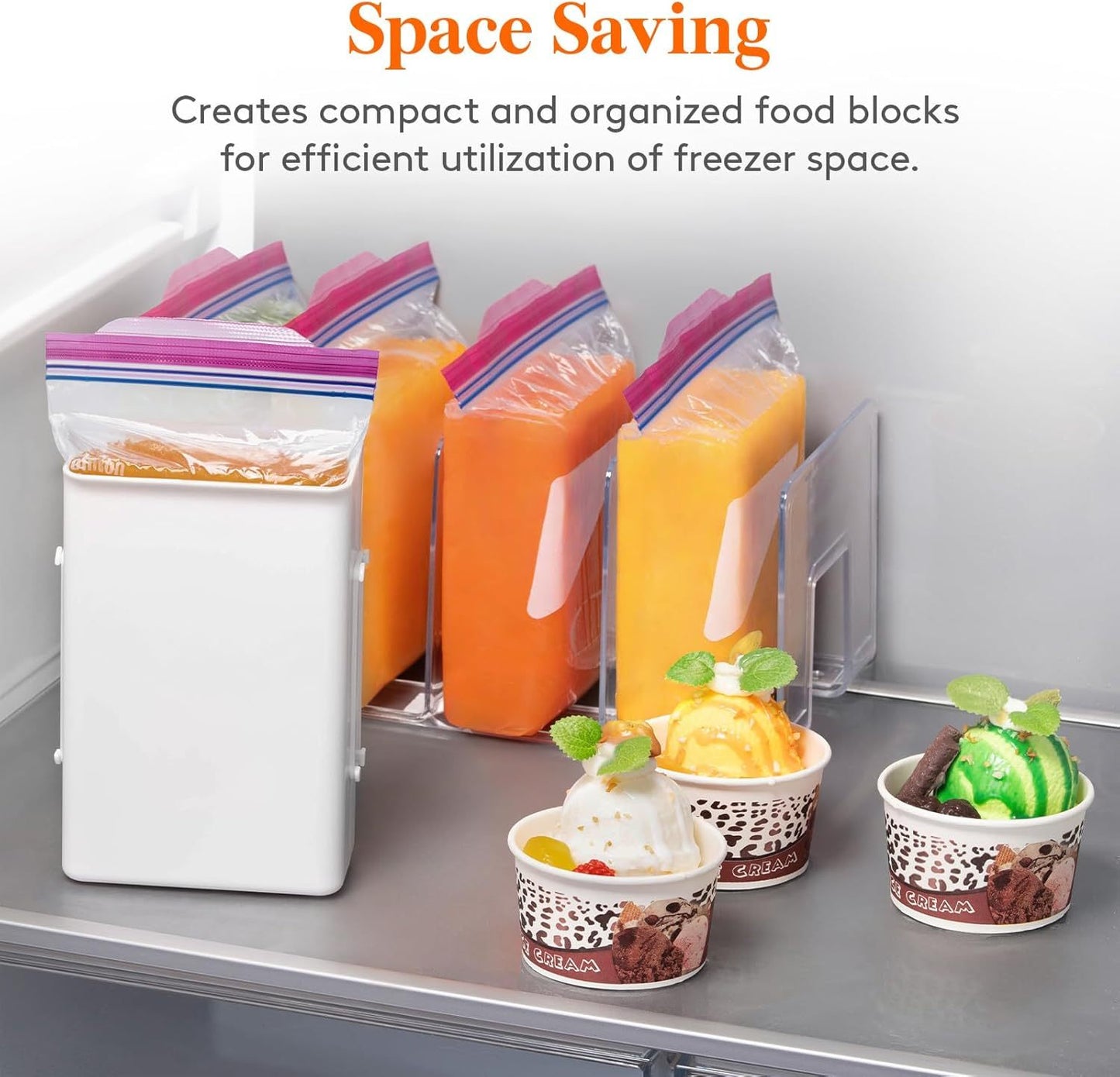 Freezer Soup Containers 3 Pack - 946ml Meal Prep Molds & Food Organizer Storage For Soup, Juice, Leftovers