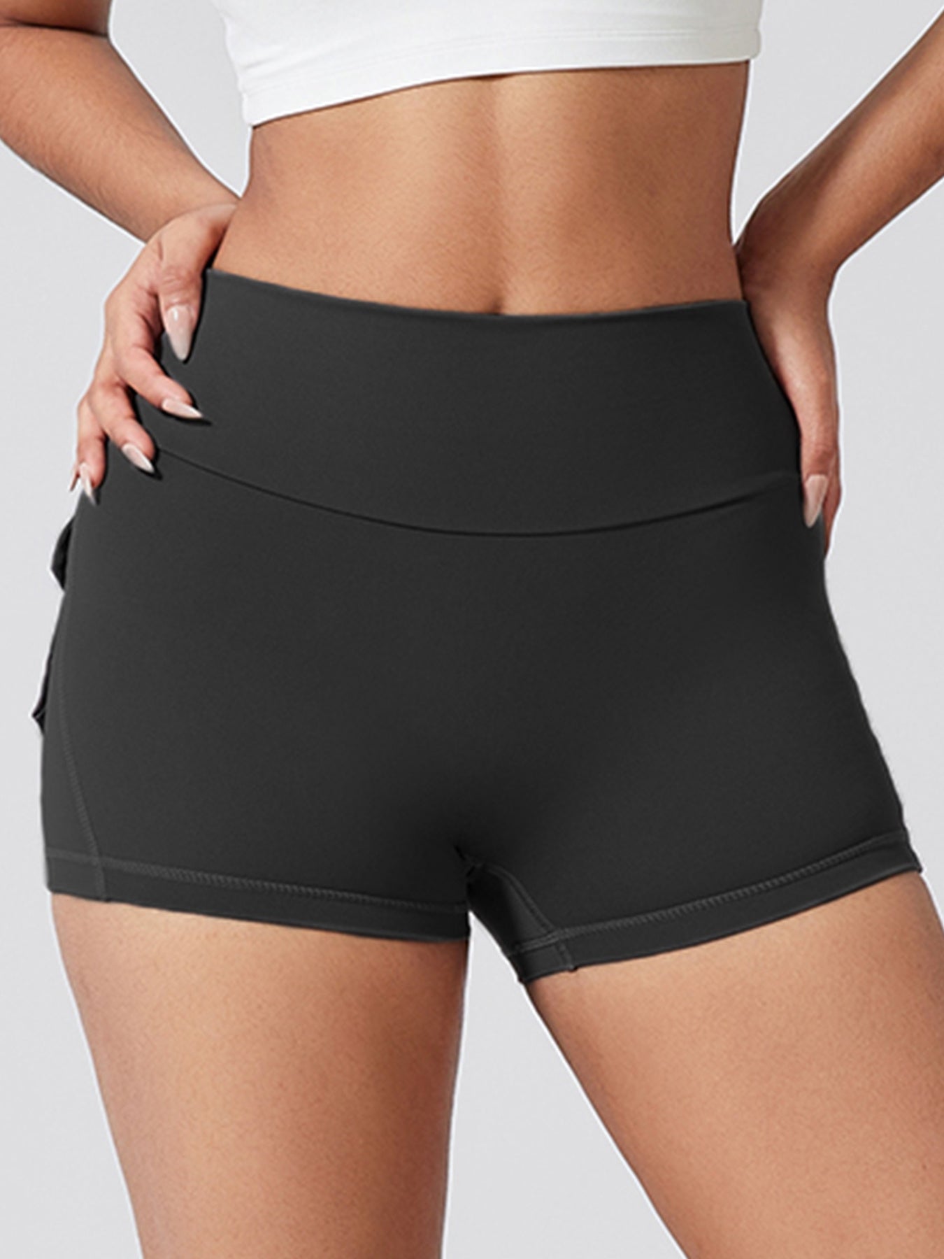 Women's Sports Shorts, High Waist Design, Soft And Comfortable, Suitable For Sports And Yoga, Can Effectively Control The Abdomen