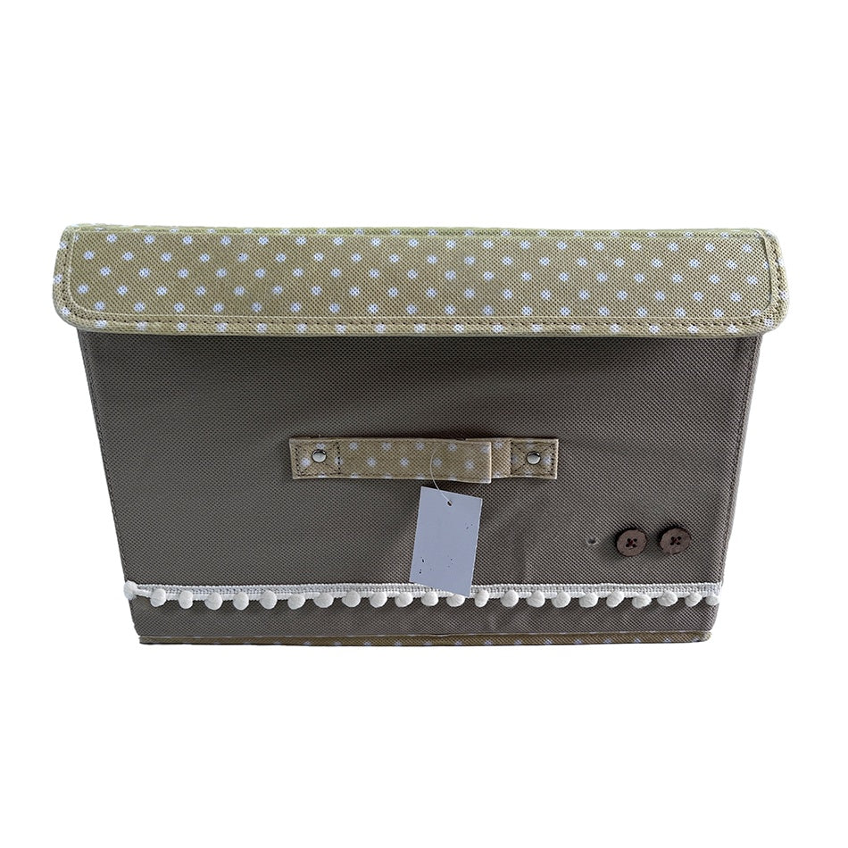 Foldable Folding Storage Cube Storage Box Fabric Cube Toy Organiser With Lid