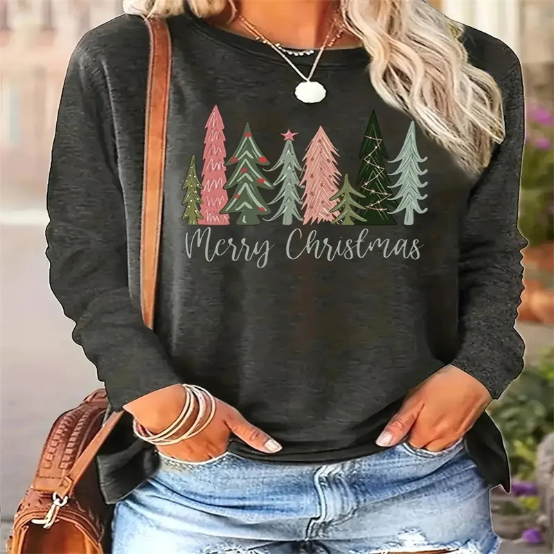 Women's Printed Hoodless Sweatshirt