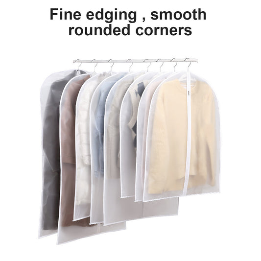 5-10-20 X Clear Polythene Garment Covers Suit Dress Coat Dust Protector Zip Bags