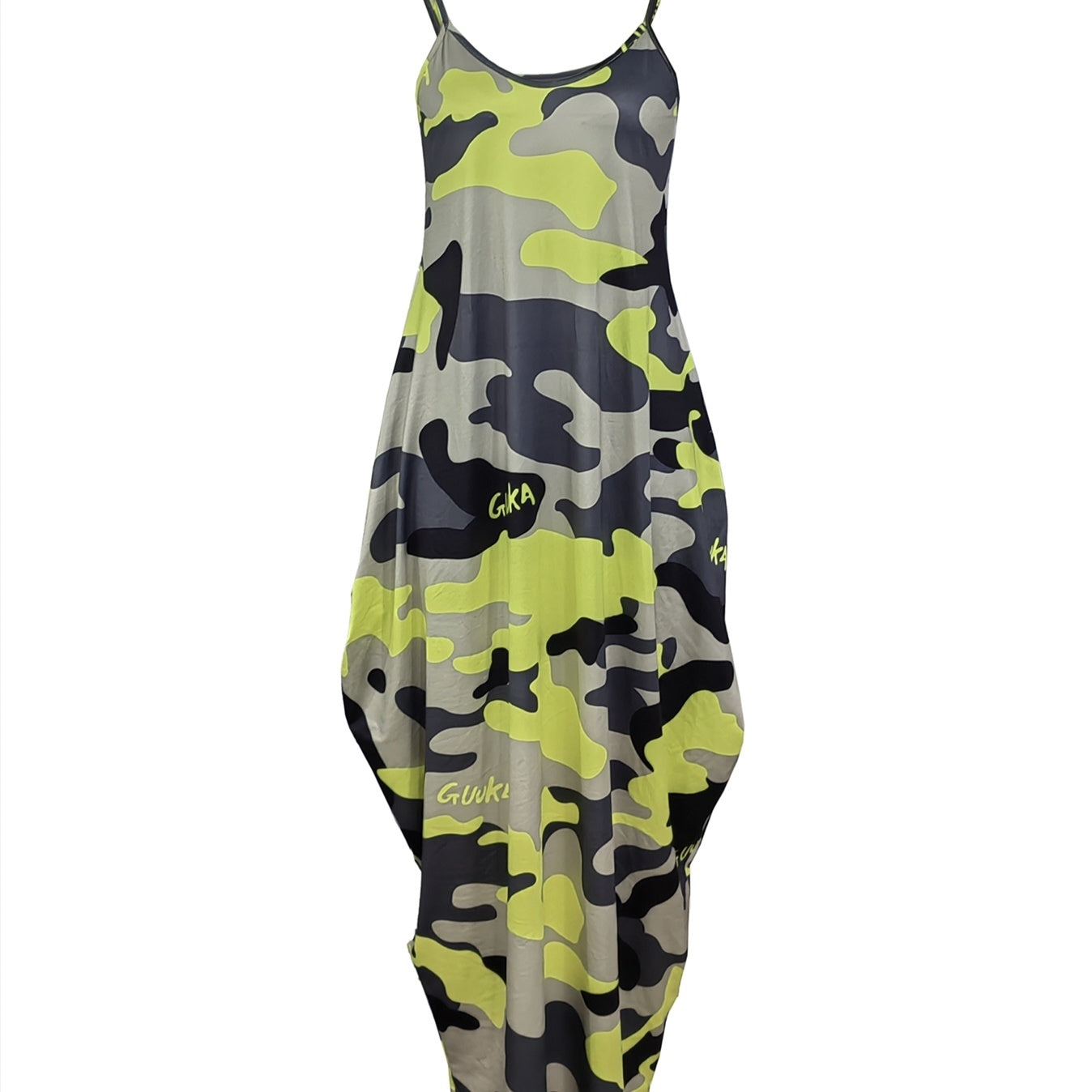 Ladies' Camouflage Pattern Sexy Suspender Dress