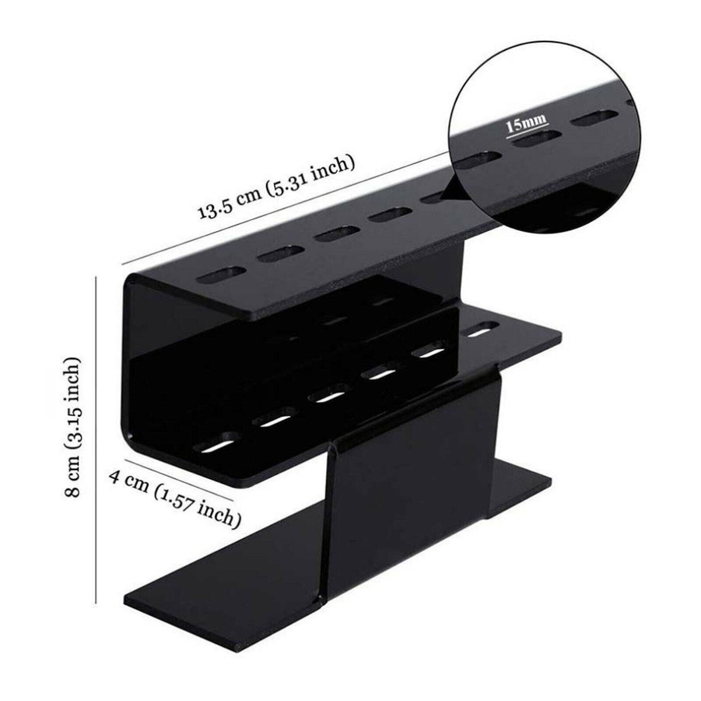 Eyelash Tweezers Storage Rack 6 Holes Stand Nail Tattoo Beauty Tools Shelf