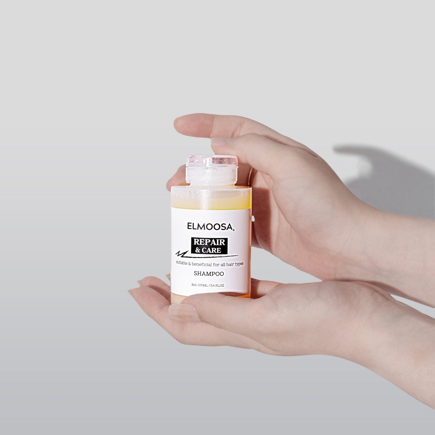 ELMOOSA Repair&Care Shampoo,100ml&300ml,Smooths And Shines Your Hair For All Hair Types Hair Care Cleanser Comfort