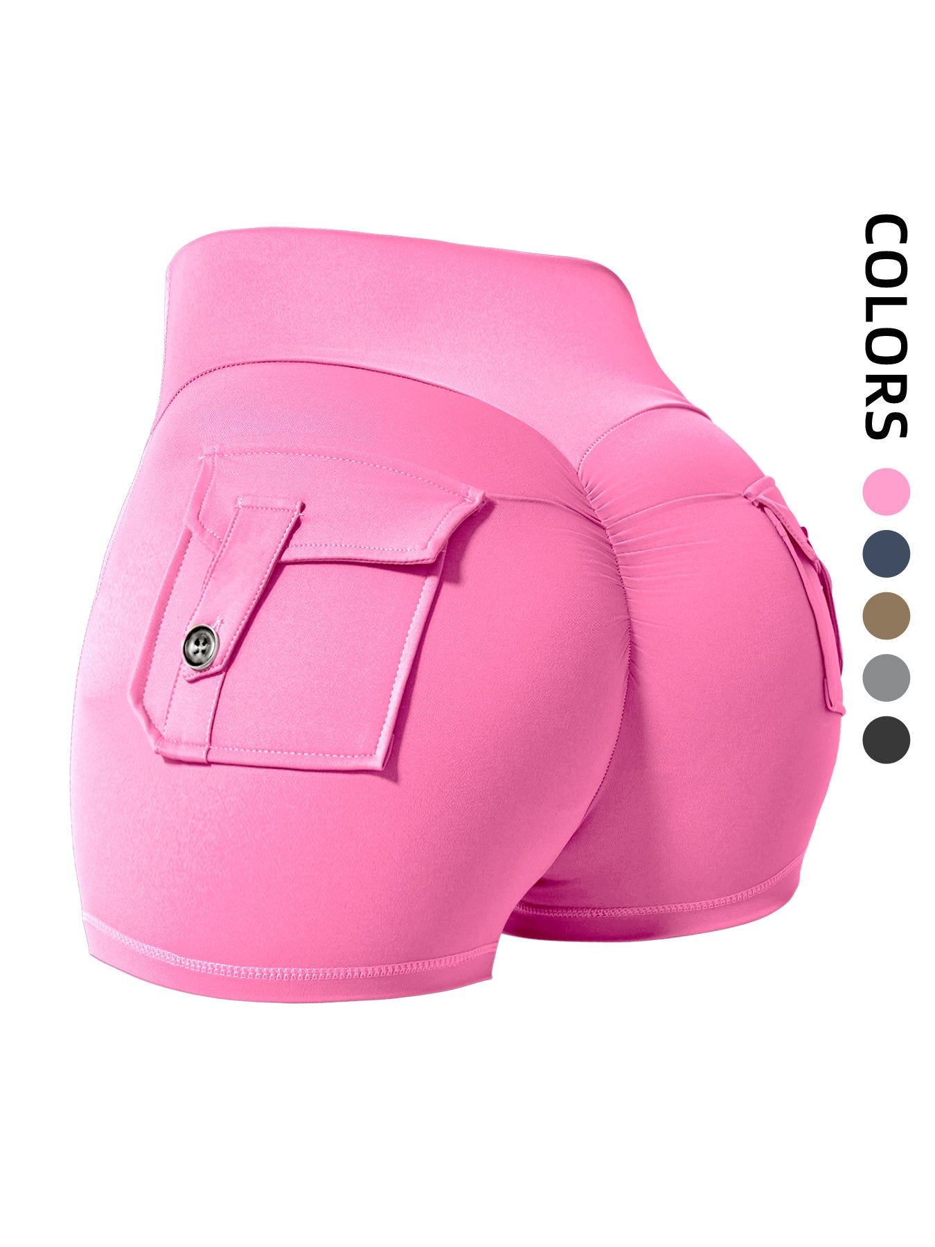 Women's Sports Shorts, High Waist Design, Soft And Comfortable, Suitable For Sports And Yoga, Can Effectively Control The Abdomen